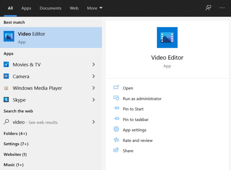 Video Editor ของฟรีที่มากับ Windows 10