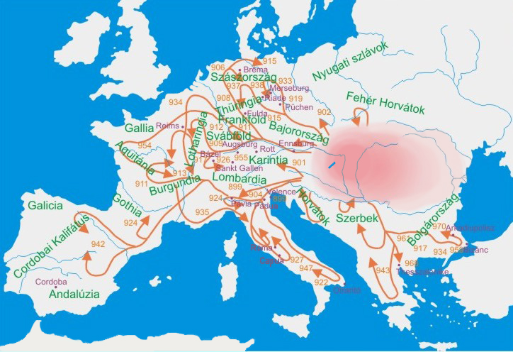 Hungarian invasions of Europe